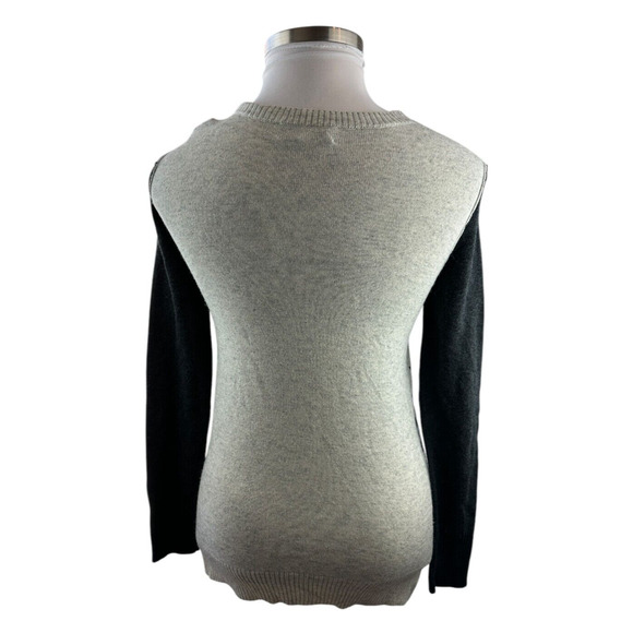 NWT Michael Stars Leopard Print Wool Cashmere Blend Sweater Women's Size XS / S - Picture 6 of 11